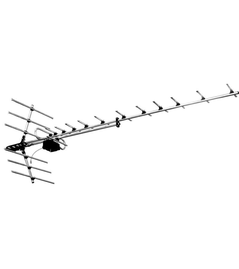 Антенна уличная Дельта Н1181А.F 12V б/к (активная, DVB-T2, с б/п, 28-33 дБ, пакет)