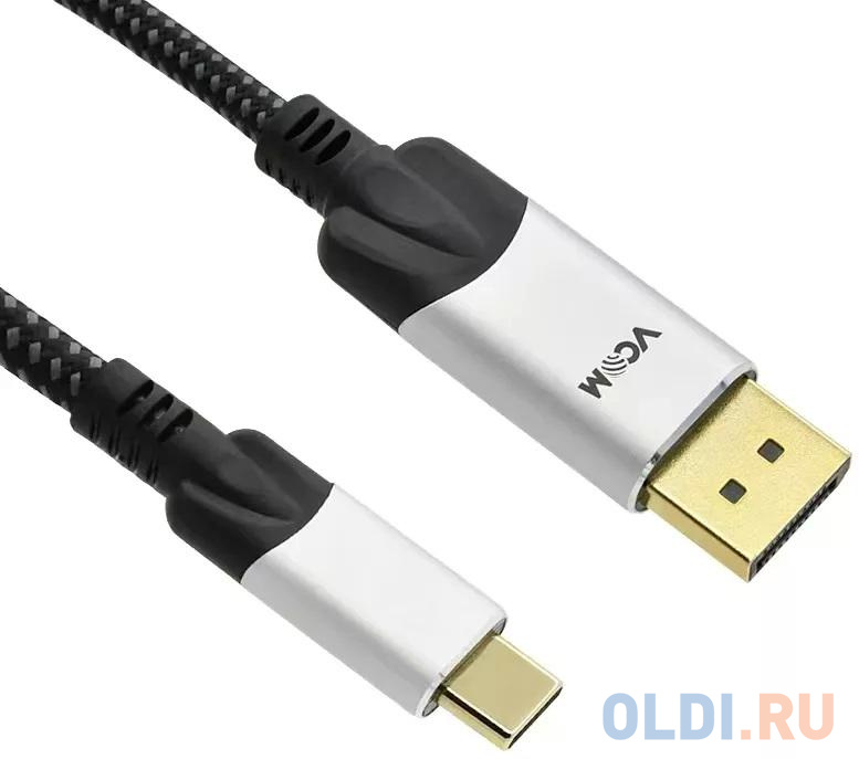 Кабель-адаптер USB 3.1 Type-Cm --> DP(m) 8K@60Hz, 1.8m , Alumi Shell,VCOM <CU422MCV-1.8M> в Москвe