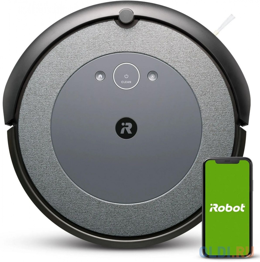 Робот-пылесос IROBOT Roomba i3+, серый/черный [i355840plus_rnd] в Москвe