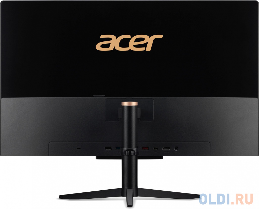 Моноблок Acer Aspire C24-1610 23.8" Full HD N200 (0.8) 8Gb SSD256Gb UHDG CR noOS WiFi BT 65W клавиатура мышь Cam черный 1920x1080