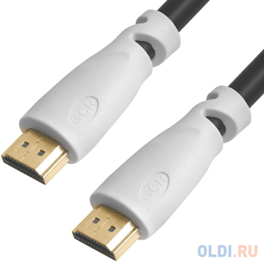 Кабель HDMI 1.5м Green Connection GCR-51764 круглый белый в Москвe