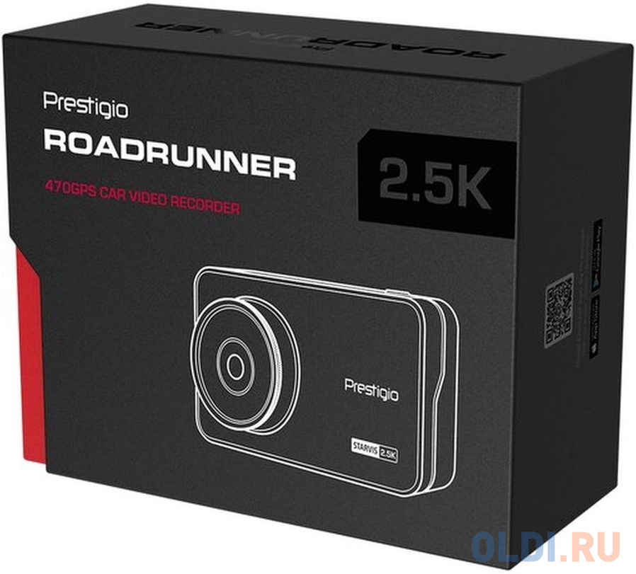 Prestigio RoadRunner 470GPS, 3.0'' IPS (640x360), touch screen, WQHD 2.5K 2560x1440@60fps, NTK96670, 5 MP CMOS Sony Starvis IMX335 image sen