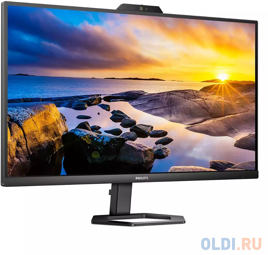 МОНИТОР 27" PHILIPS 27E1N5600HE/00 Black с поворотом экрана (IPS, 2560x1440, 75Hz, 1 ms, 178°/178°, 300 cd/m, 80M:1)