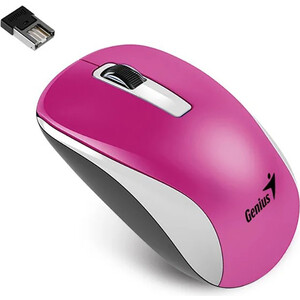 Мышь Genius NX-7010 малиновый металлик (magenta, blister), 2.4GHz wireless, BlueEye 1200 dpi, 1xAA в Москвe