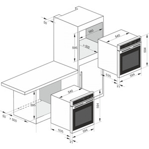 Газовый духовой шкаф Kaiser EG 6374 W