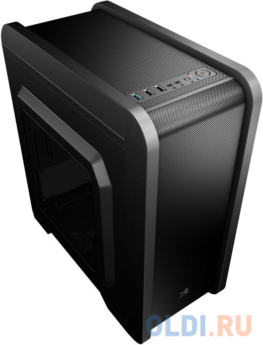 Корпус microATX Aerocool Qs-240 Без БП чёрный