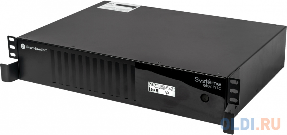 ИБП Systeme Electric Smart-Save SMT 3000 ВА, монтаж в стойку 2U, 230 В, 8 розеток  IEC C13, SmartSlot, AVR, LCD, USB HID