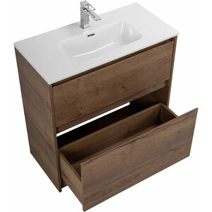 Тумба с раковиной BelBagno Kraft-39 70х39 Rovere Tabacco (KRAFT39-700/390-2C-PIA-RT, BB700/390ETL)