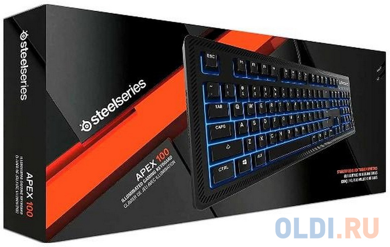 Клавиатура Steelseries Apex 100 Black USB в Москвe