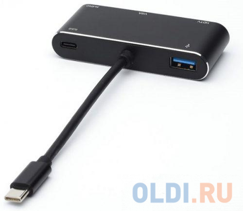 Переходник HDMI VGA 0.1м Atcom AT2810 круглый черный в Москвe