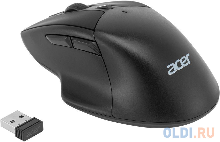 Мышь Acer OMR170 черный оптическая (1600dpi) беспроводная BT/Radio USB (6but) в Москвe