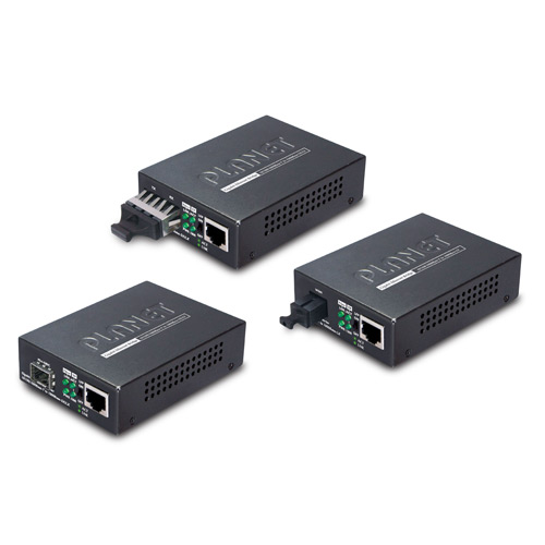 Медиаконвертер Planet GT-806B15, RJ-45x1 Гбит/с, SCx1 Гбит/с, Tx:1550, Rx:1310, 15км