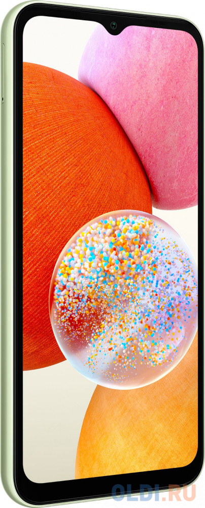 Смартфон Samsung SM-A145 Galaxy A14 128Gb 4Gb светло-зеленый моноблок 3G 4G 2Sim 6.6" 1080x2408 Android 13 50Mpix 802.11 a/b/g/n/ac NFC GPS GSM90