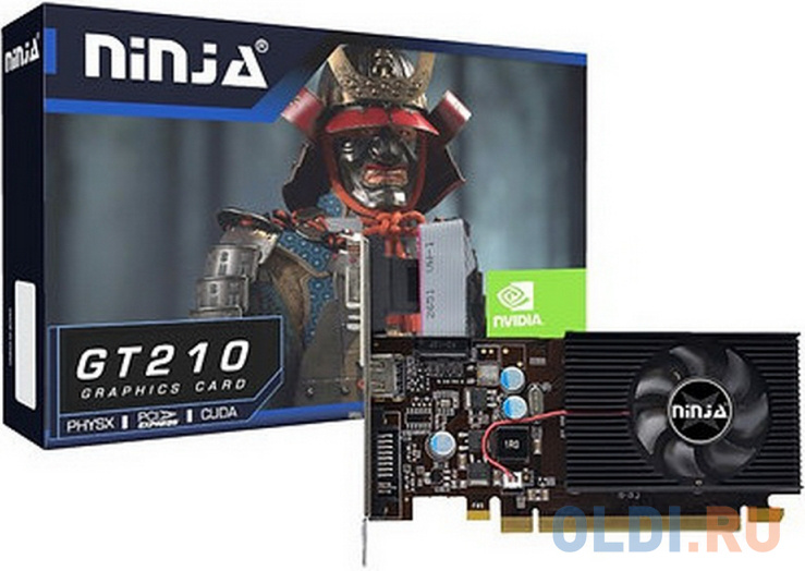 Видеокарта NINJA GeForce GT 210 NF21N5123F 512Mb