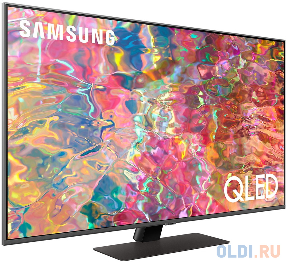 Телевизор 50" Samsung QE50Q80BAUXCE серебристый 3840x2160 50 Гц Wi-Fi Smart TV 4 х HDMI 2 х USB RJ-45 Bluetooth