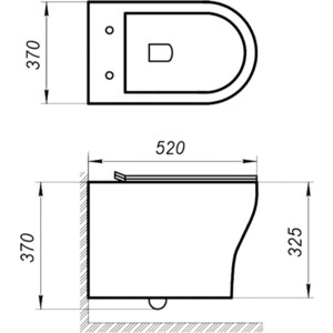 Комплект унитаза BelBagno Acqua с инсталляцией и сиденьем микролифт (BB340CHR, BB2020SC, BB001-120, BB015-SR-CHROME) в Москвe