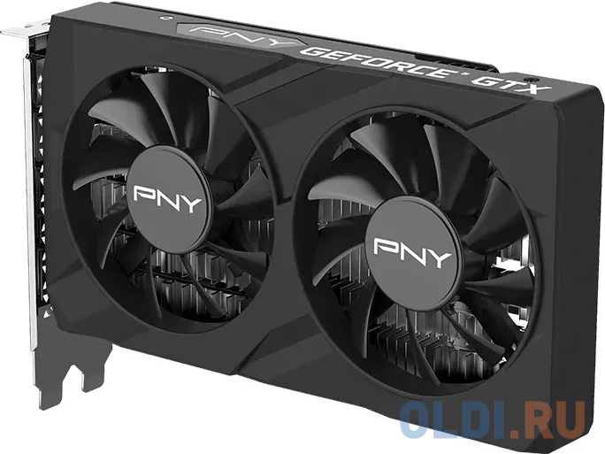 PNY Видеокарта PNY NVIDIA PNY GEFORCE® GTX 1650 4GB Dual Fan (VCG16514D6DFXPB1)