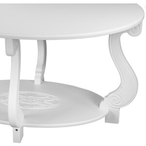 Журнальный стол Мебелик Овация (М) ЛАЙТ белый (П0006254)