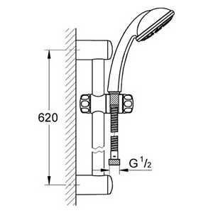 Душевой гарнитур Grohe Tempesta duo (28591000)