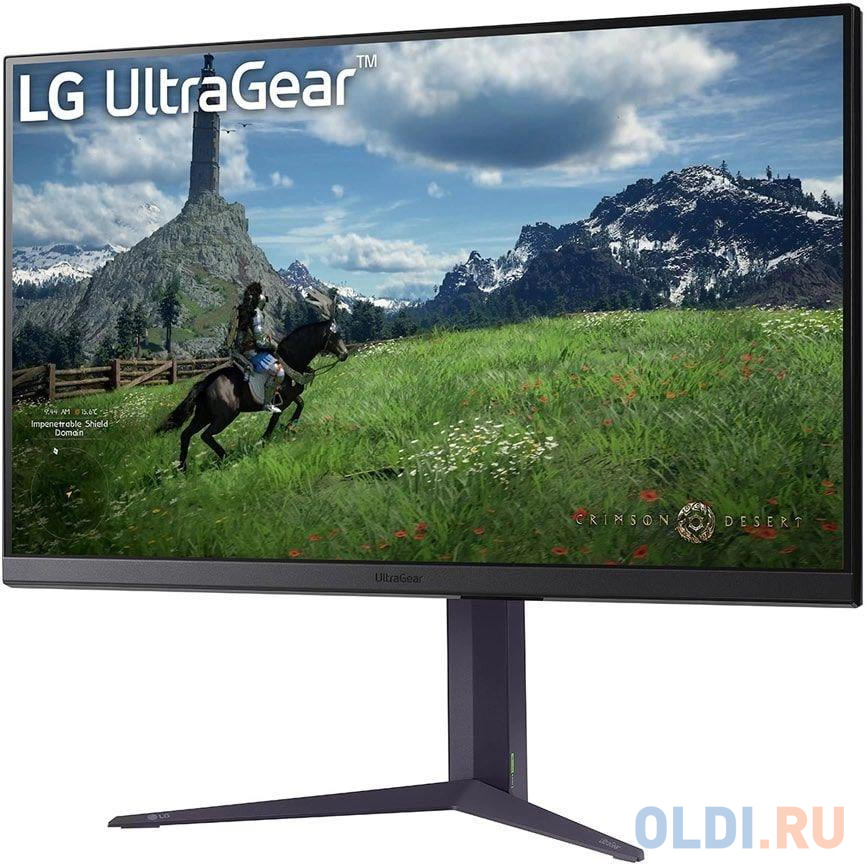 Монитор LG 31.5" UltraGear 32GS85Q-B черный IPS LED 16:9 HDMI матовая HAS 350cd 178гр/178гр 2560x1440 180Hz FreeSync DP 2K USB 7.5кг в Москвe