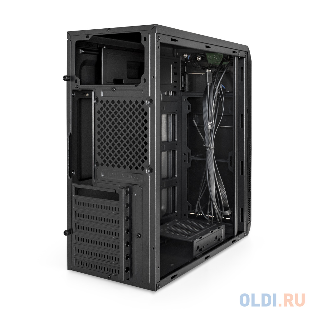 Корпус Miditower ExeGate XP-334UC-XP500 (ATX, XP500 с вент. 12см, 1*USB+1*USB3.0+1*TypeC, аудио, черный)