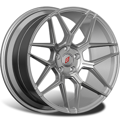 Диски R17 5x114,3 7,5J ET42 D67,1 Inforged IFG38 Silver лого IFG (S+RED, 64 мм)