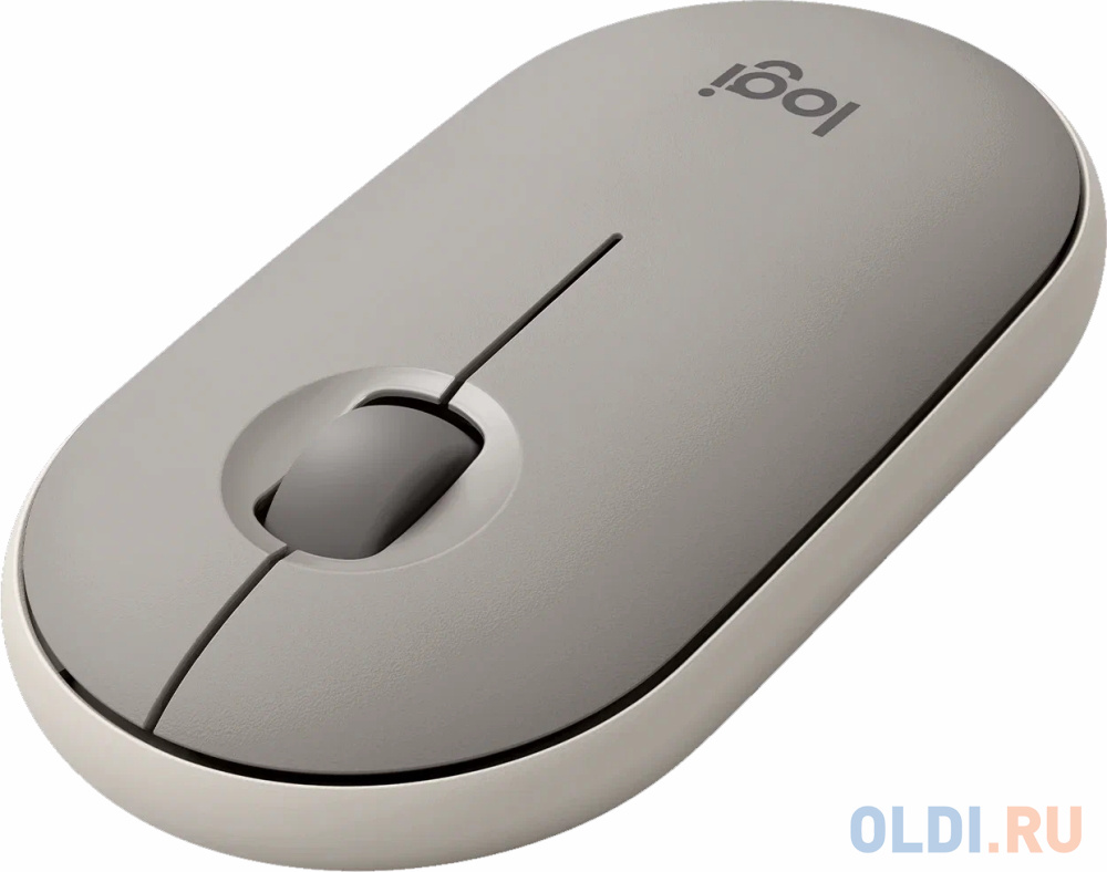 Мышь/ Logitech M350 Pebble Bluetooth Mouse - SAND