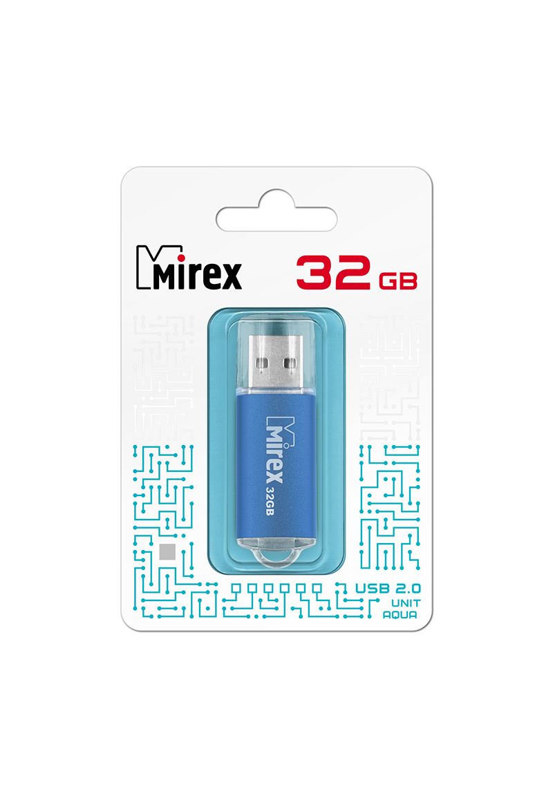 Флешка MIREX UNIT (32 Gb) AQUA