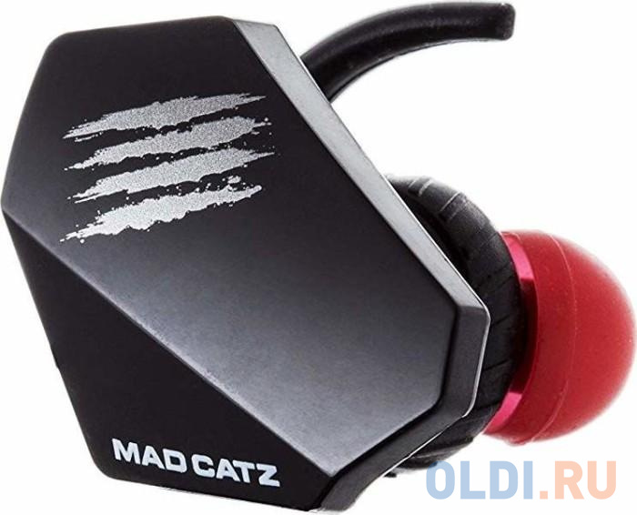 Игровые мобильные наушники Mad Catz  E.S. PRO+ черные (3.5 мм jack, 13.5 мм неодимовые магниты, 32 Ом, 20 ~ 20000 Гц, микрофон) в Москвe