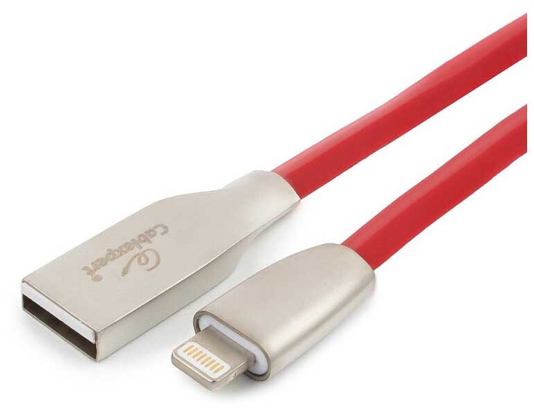 Кабель Gembird Cablexpert Gold Series USB AM/Lightning 3m Red CC-G-APUSB01R-3M