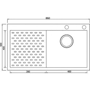 Кухонная мойка Seaman Eco Marino SMV-Z-860PL.B