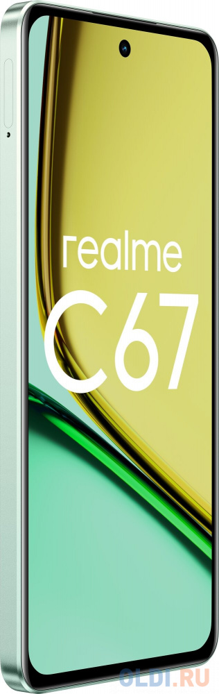 Смартфон Realme RMX3890 C67 256Gb 8Gb зеленый моноблок 3G 4G 2Sim 6.72" 1080x2400 Android 14 108Mpix 802.11 a/b/g/n/ac NFC GPS GSM900/1800 GSM190 в Москвe