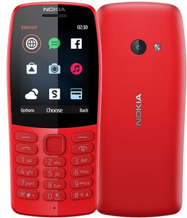 Мобильный телефон NOKIA 210 DS Red TA-1139, 2.4&quot;