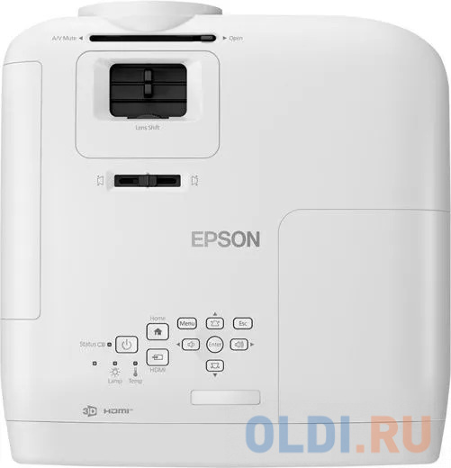 Проектор Epson EH-TW5825 (3LCD, 1080p 1920x1080, 2700Lm, 70000:1, HDMI, Bluetooth, Android TV, 3D, 1x10W speaker)