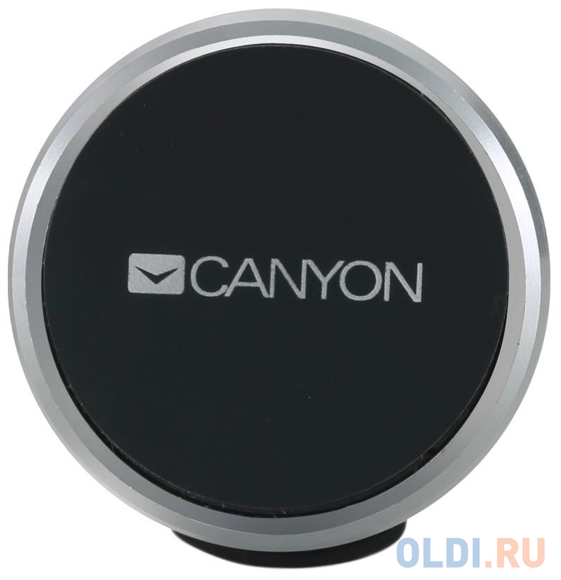 Автомобильный держатель Canyon Car Holder for Smartphones,magnetic suction function ,with 2 plates(rectangle/circle), black в Москвe