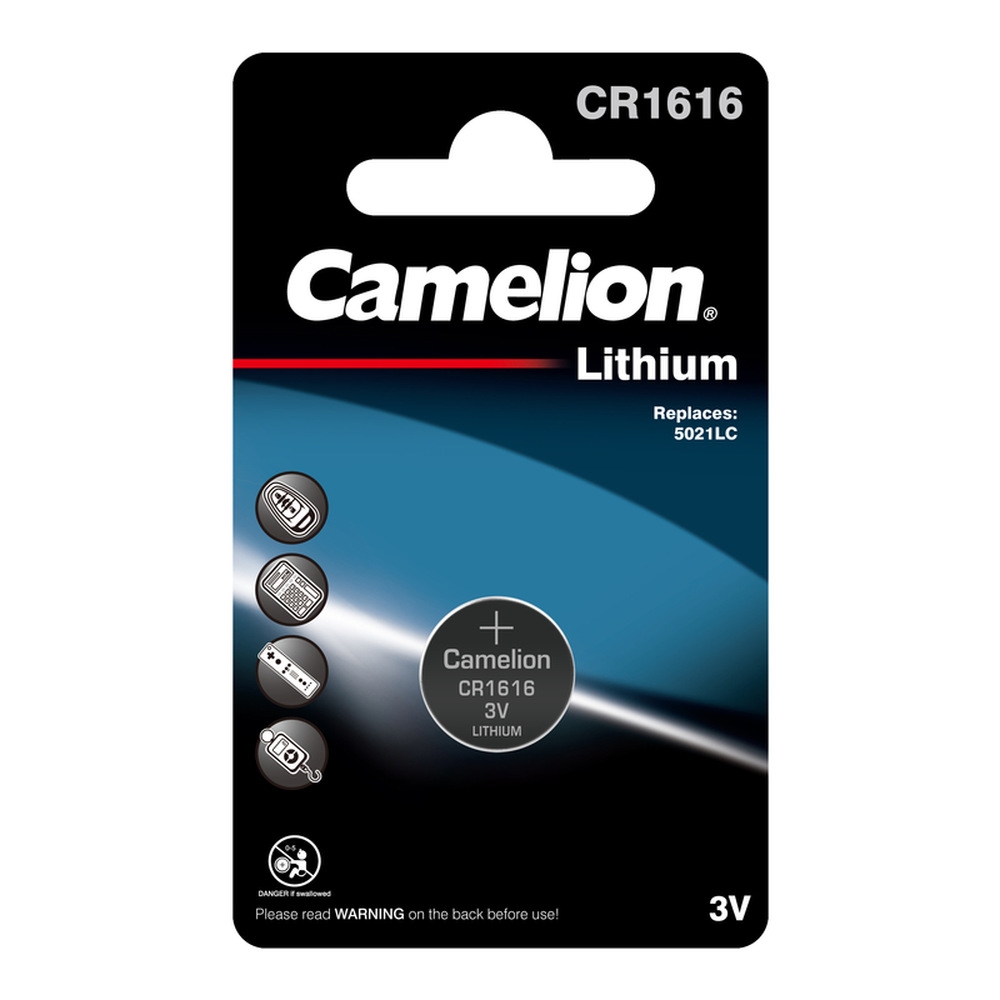 Батарейка Camelion CR1616 BL-1, 3V