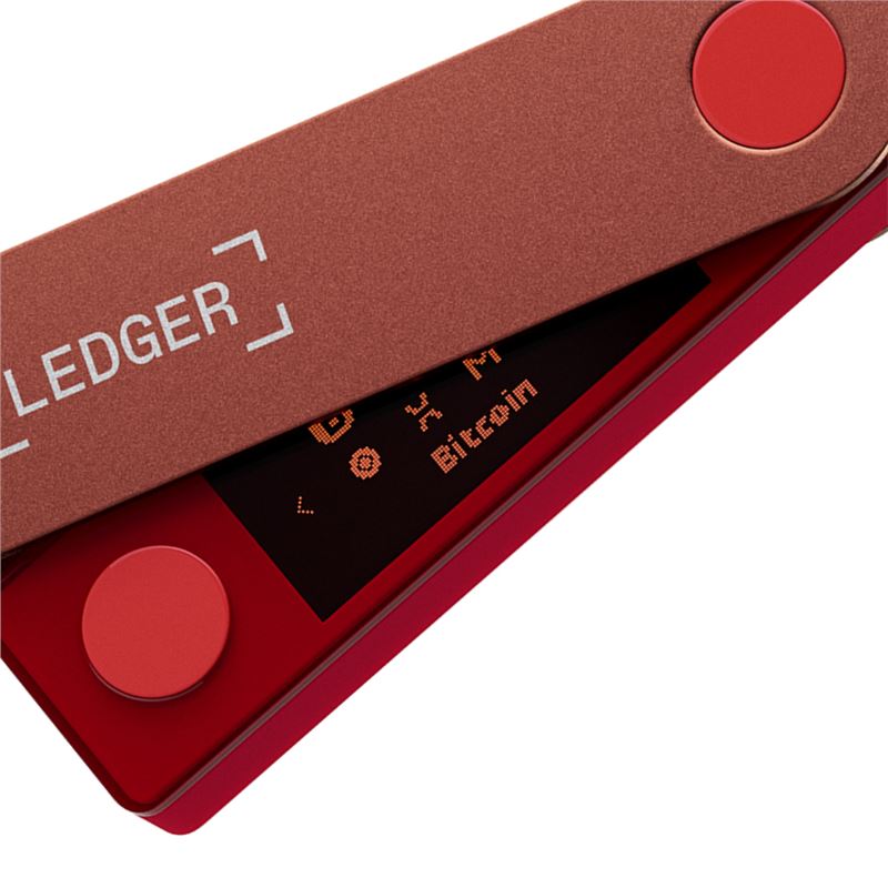 Аппаратный криптокошелек Ledger Nano X Ruby Red