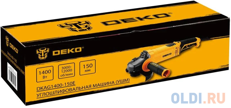 Deko DKAG1400-150E, 150мм, 1400 Вт 083-1029