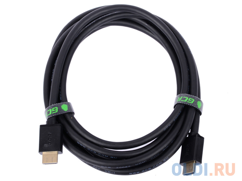 Greenconnect Кабель 3.0m v2.0 HDMI M/M Ethernet 18 Гбит/с, 3D, 4K, 28/28 AWG, OD7.3mm, тройной экран