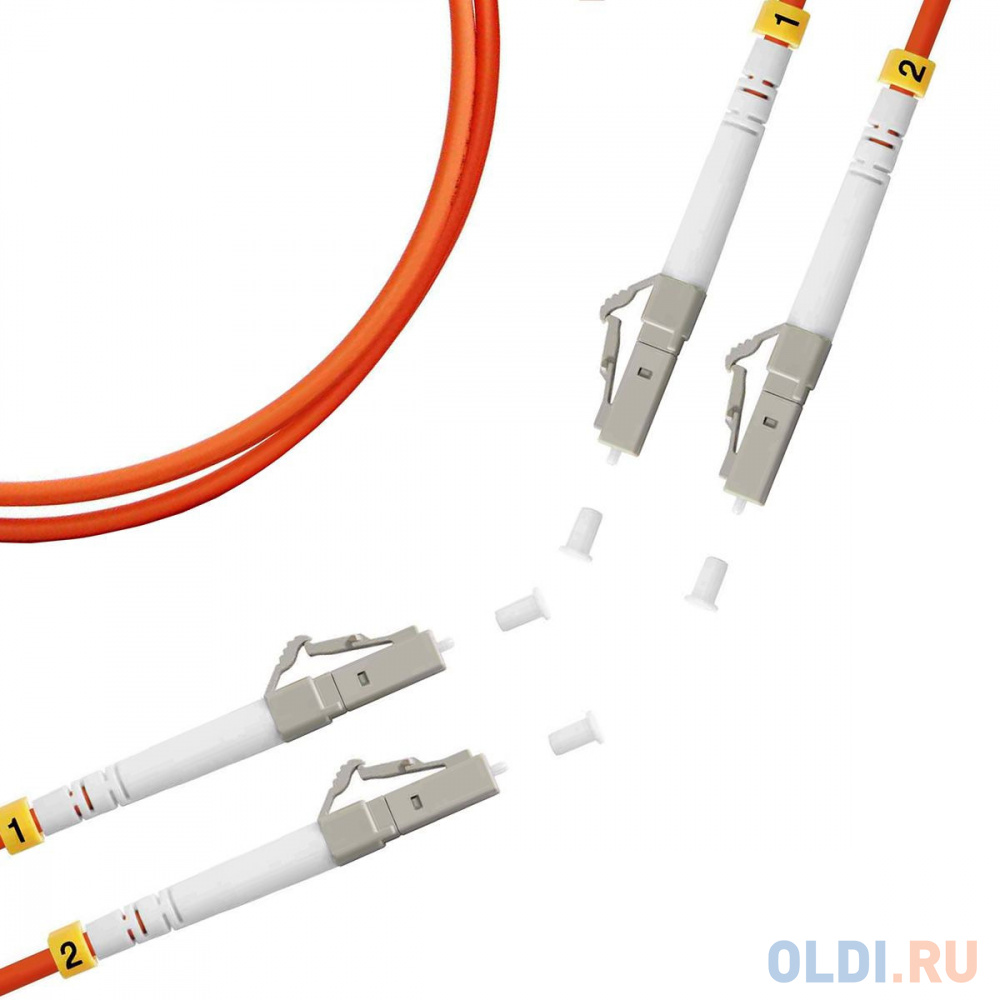 PAT.2044 Патчкорд LC(UPC)-LC(UPC) MM OM2 3mm duplex LSZH - 5m