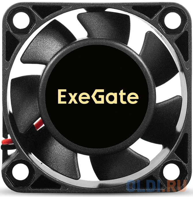 Вентилятор 12В DC ExeGate EX04010B2P (40x40x10 мм, 2-Ball (двойной шарикоподшипник), 2pin, 5500RPM, 26dBA) в Москвe