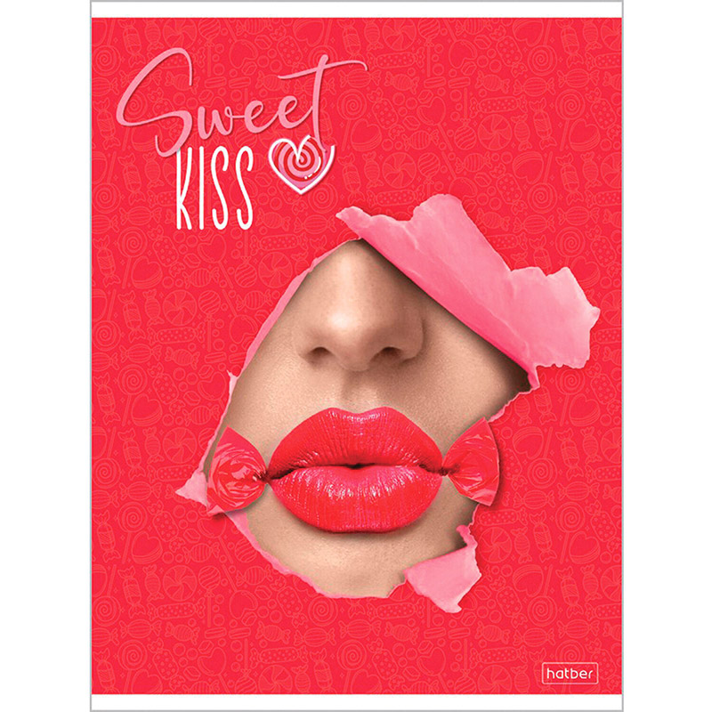 Тетрадь Hatber Sweet Kiss А5 48 листов 48Т5лолВ1