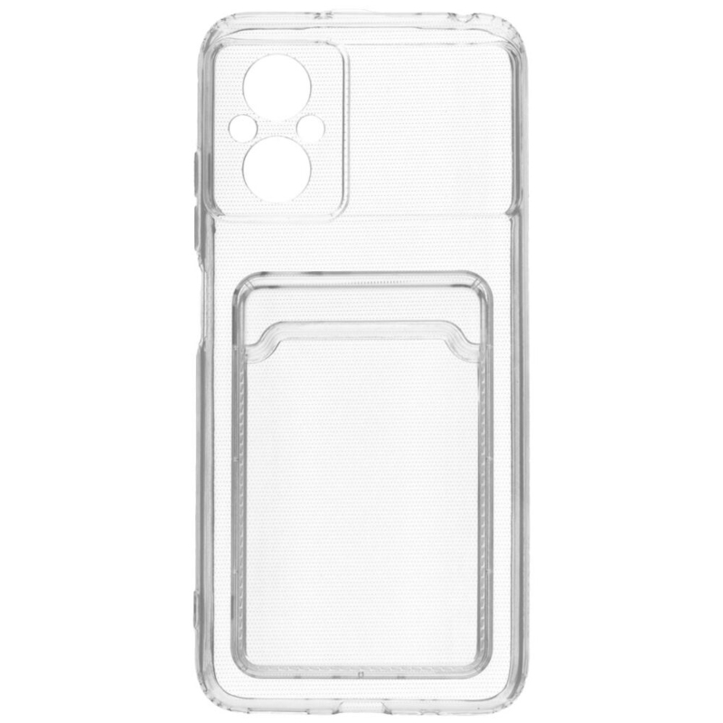 Чехол Zibelino для Poco M5 4G Silicone Card Holder защита камеры Transparent ZSCH-XIA-M5-CAM-TRN