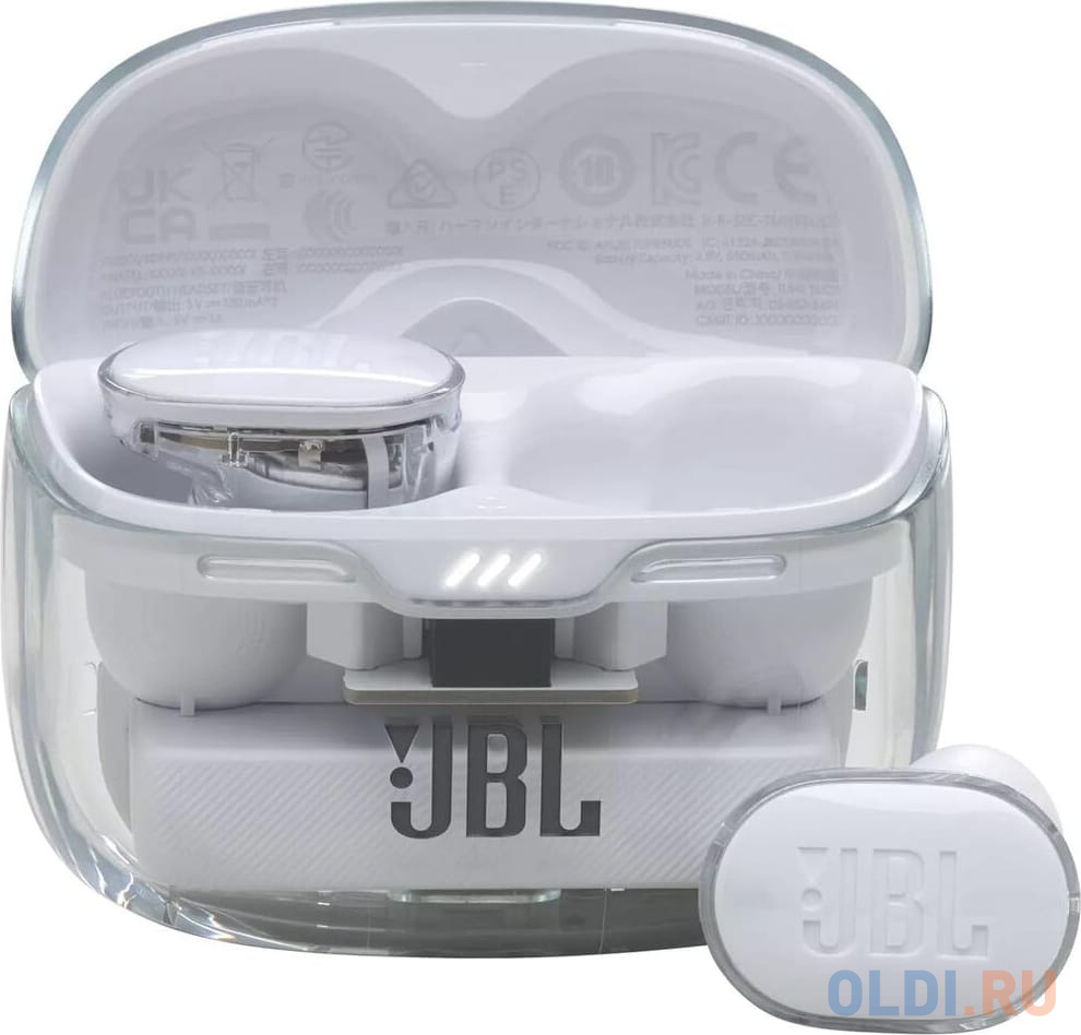 Bluetooth гарнитура JBL Tune Buds Ghost Edition White в Москвe