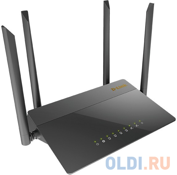 маршрутизатор/ DIR-841/GF,DIR-841/GFRU AC1200 Wi-Fi Router, 1000Base-X SFP WAN, 4x100Base-TX LAN, 4x5dBi external antennas