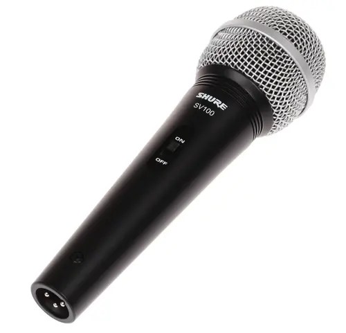 Микрофон SHURE SV100-A, динамический, черный (SV100-A)