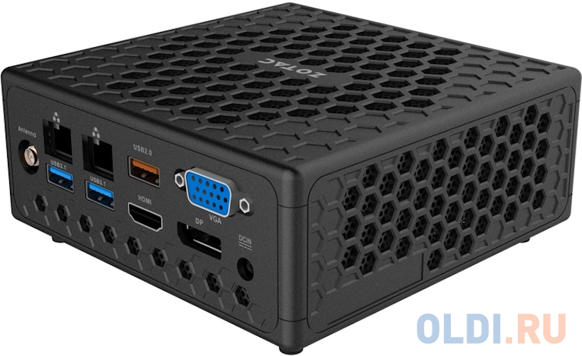 Платформа ZBOX-CI331NANO-BE FANLESS, Intel N5100, 2X DDR4-2933, 2x GLAN, WIFI ac, BT, SATA III SLOT, DP/HDMI/VGA, EU+UK PLUG (622878)