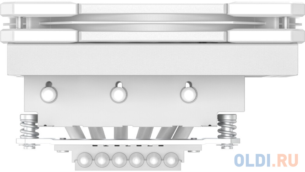 Устройство охлаждения(кулер) ID-Cooling IS-67-XT WHITE Soc-AM5/AM4/1151/1200/1700 4-pin 16-35dB Al+Cu 150W 500gr Ret