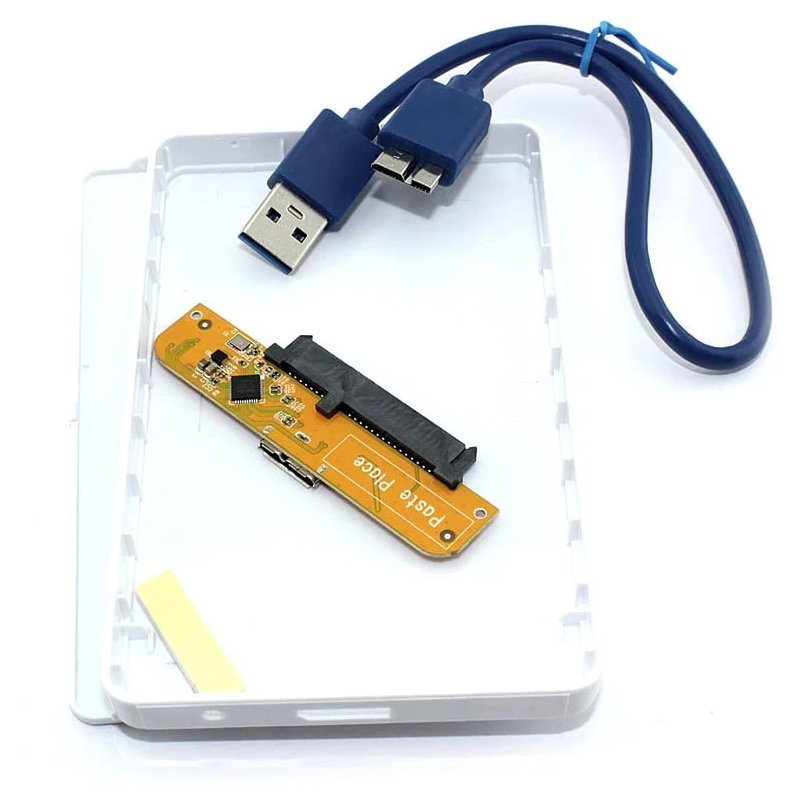 Корпус Amperin AM25U3PW 2.5 USB 3.0 White 097049