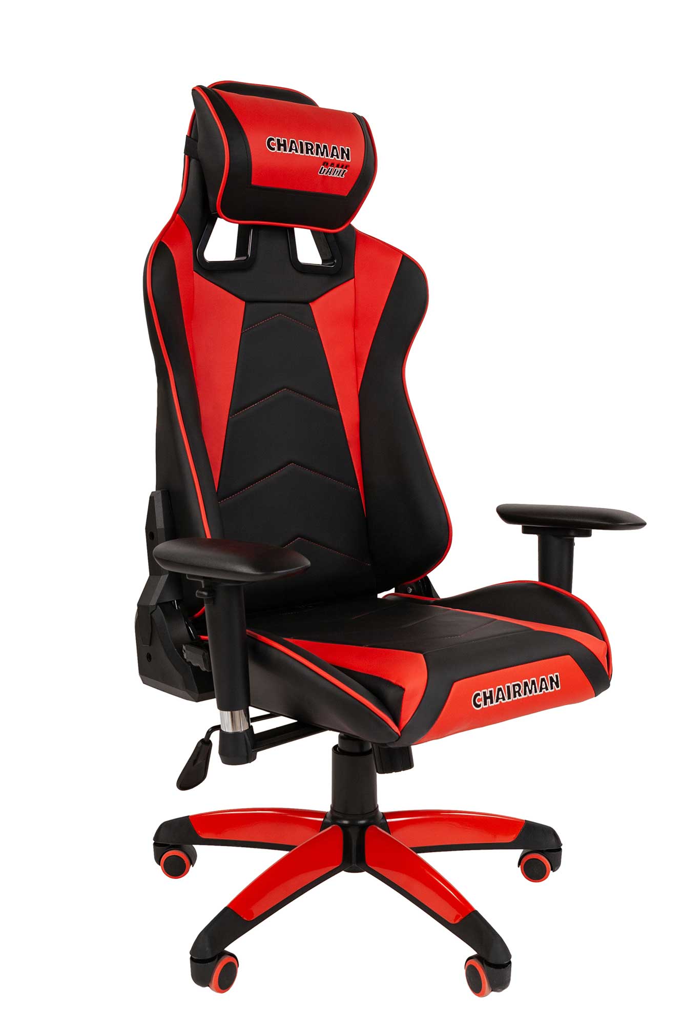Компьютерное кресло Chairman game 44 чёрное/красное